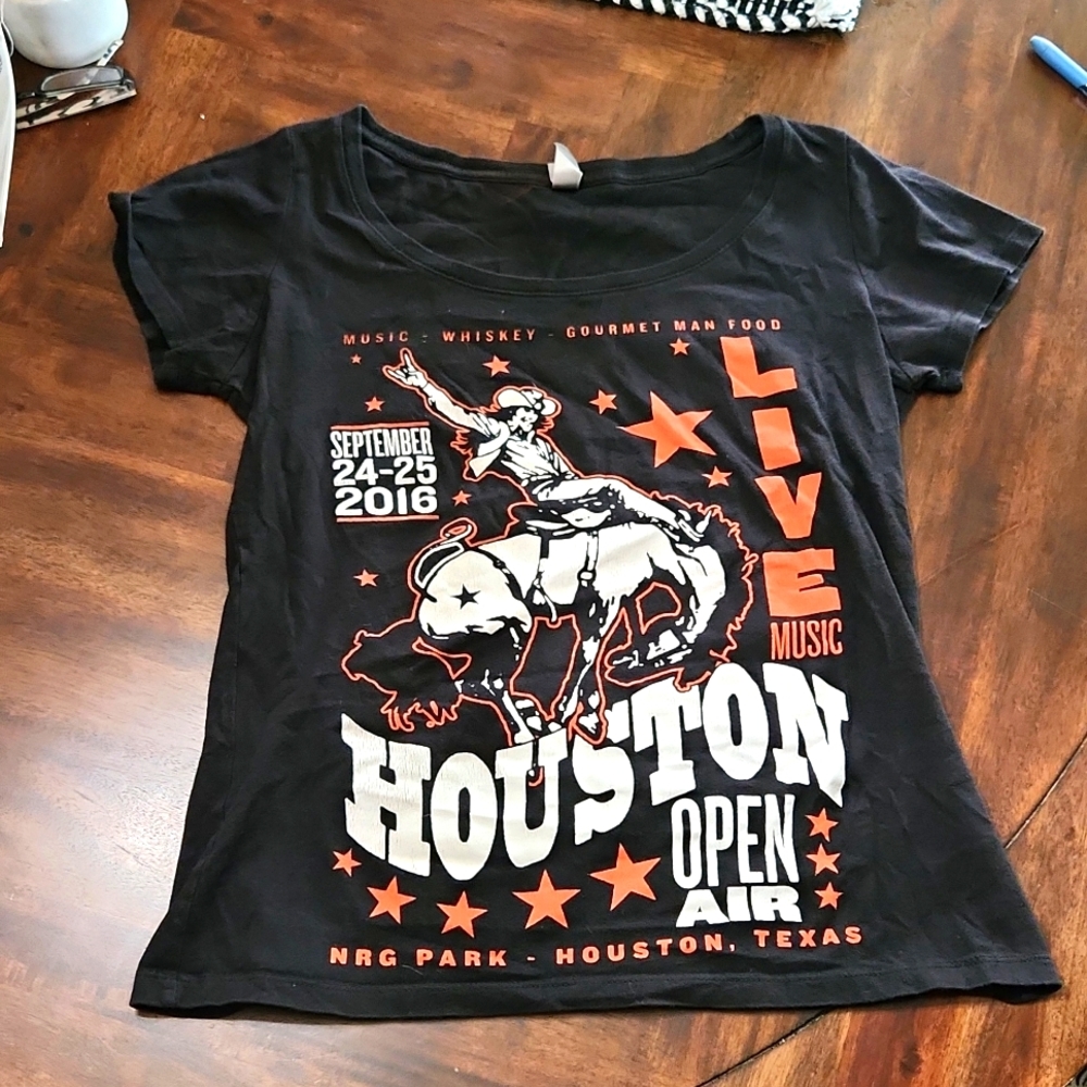 Houston Open Air event tshirt in Large